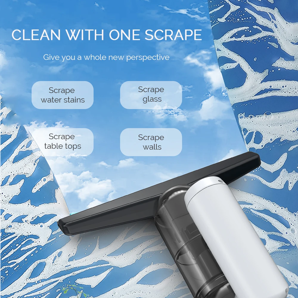 Multi-function Window Cleaners Strong Suction Electric Vacuum Clean Machine for Bathroom Mirror Glass Car Vacuum Cleaner 5
