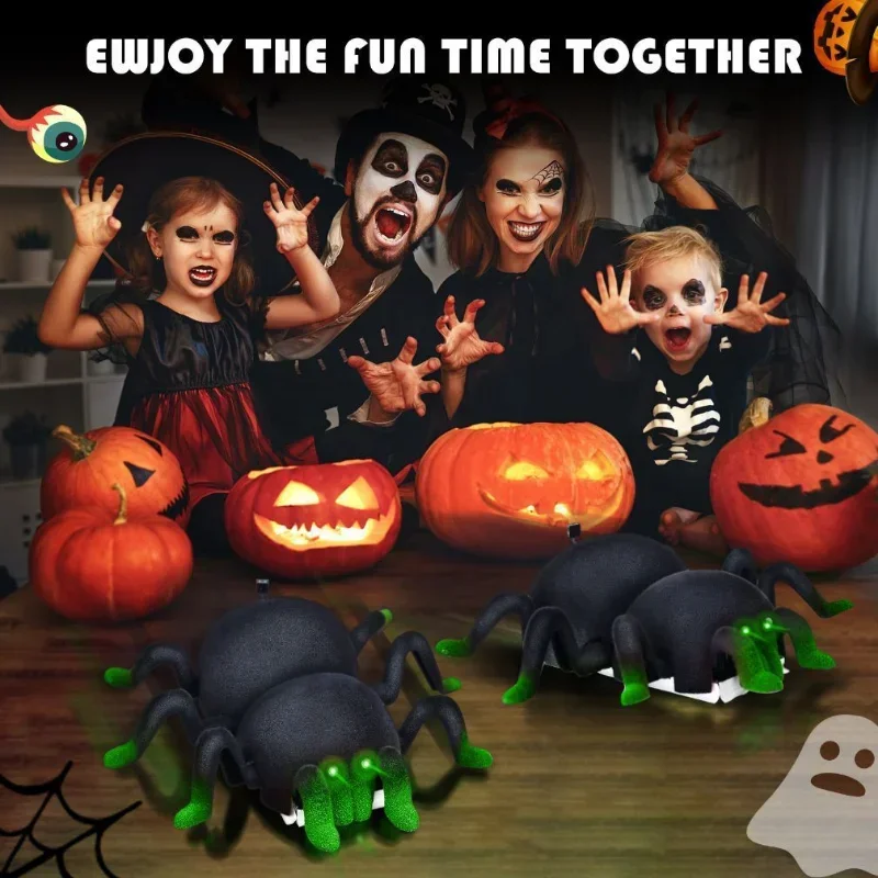 New Simulation RC Spider Mini Wall Climbing RC Car Wireless Remote Control Animal Spider Toys for Kids Stunt Cars Halloween Gift 5