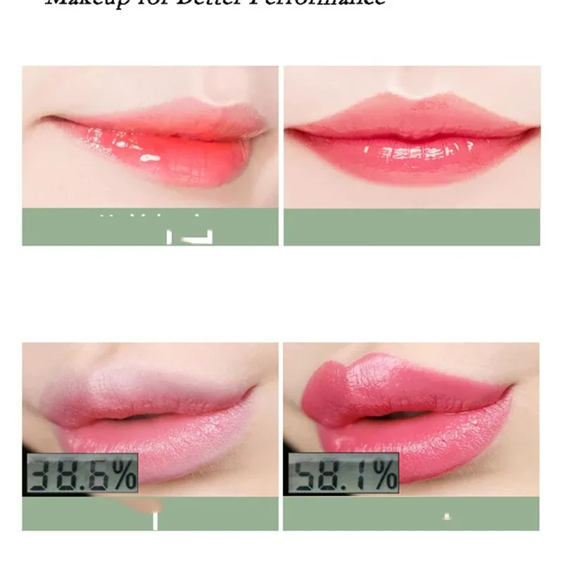 1PC Moisturizing Aloe Color Changing Lipstick Long Term Moisturizing and Moisturizing Lipstick Lip Color Lip Care 3