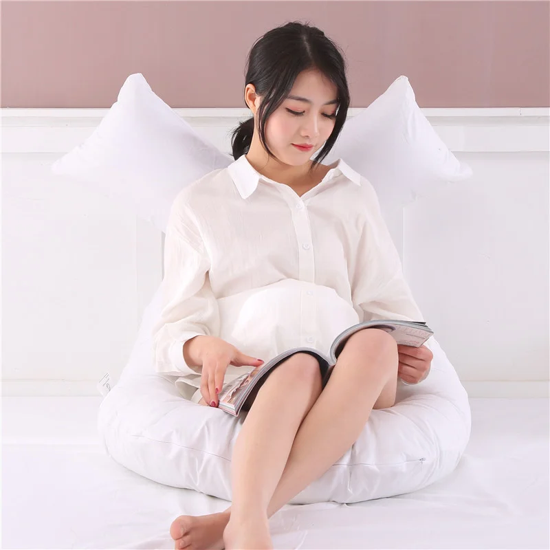 Pregnant Women's Body Pillow Lumbar Support Abdomen U-Shaped Cushion Maternity Waist Pillow