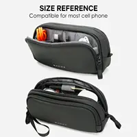 BANGE New Unisex Polyester Light Waterproof Digital USB Cable Storage Hand Bag, Electronics Travel Bag Organizer for Cable Case 3
