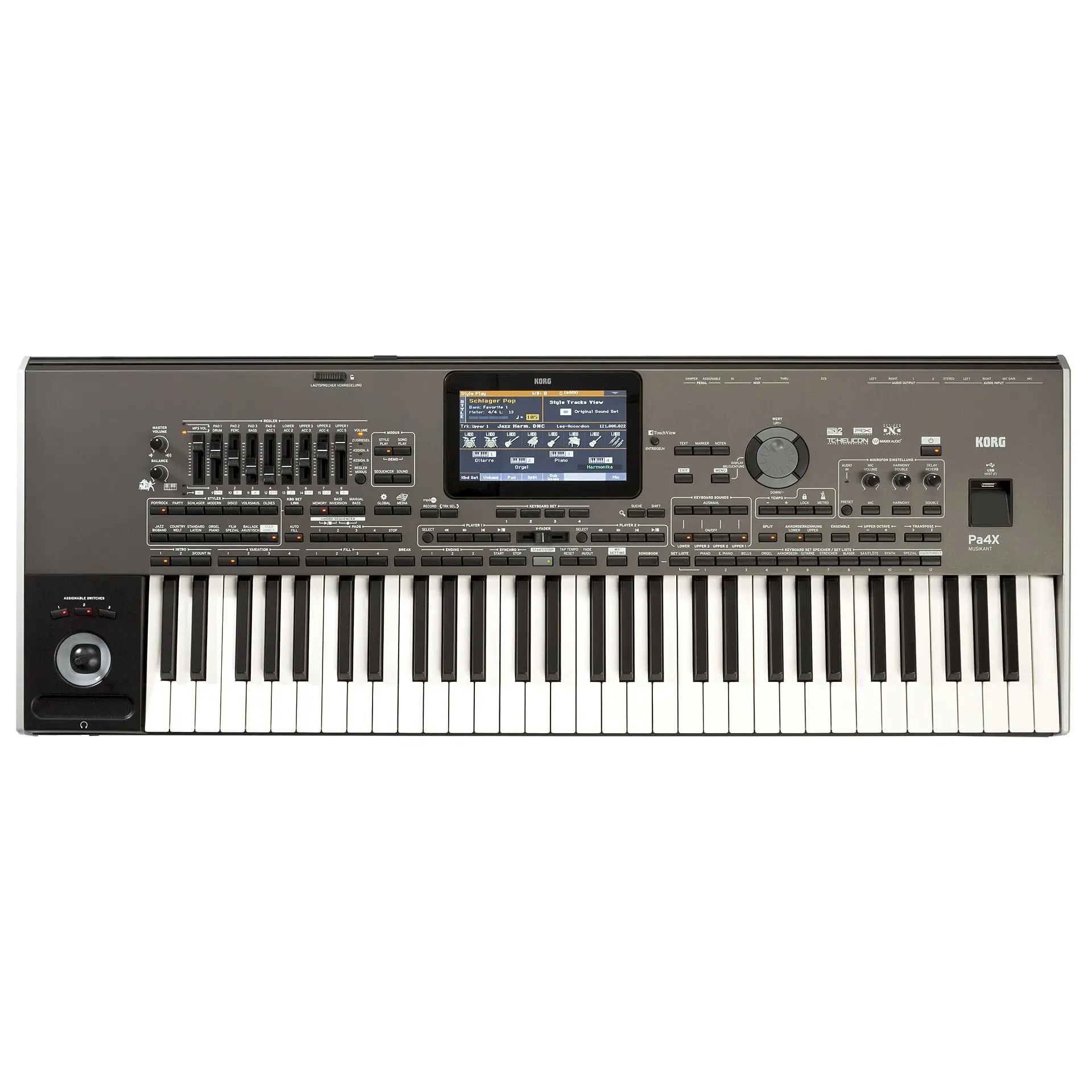 

БОЛЬШАЯ СКИДКА ПРОДАЖА Рабочая станция Korg PA4X 61 PA4X61 Musikant Entertainer