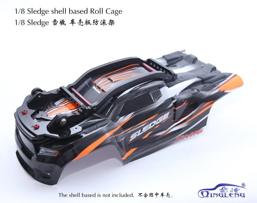 Jaula enrollable de nailon para Traxxas 1/8 4WD Sledge Monster 95076-4