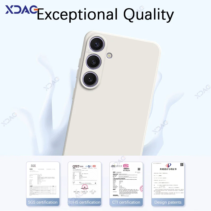 Square Liquid Silicone Phone Case - 360° Soft Protective Anti-Fall Armor Cover