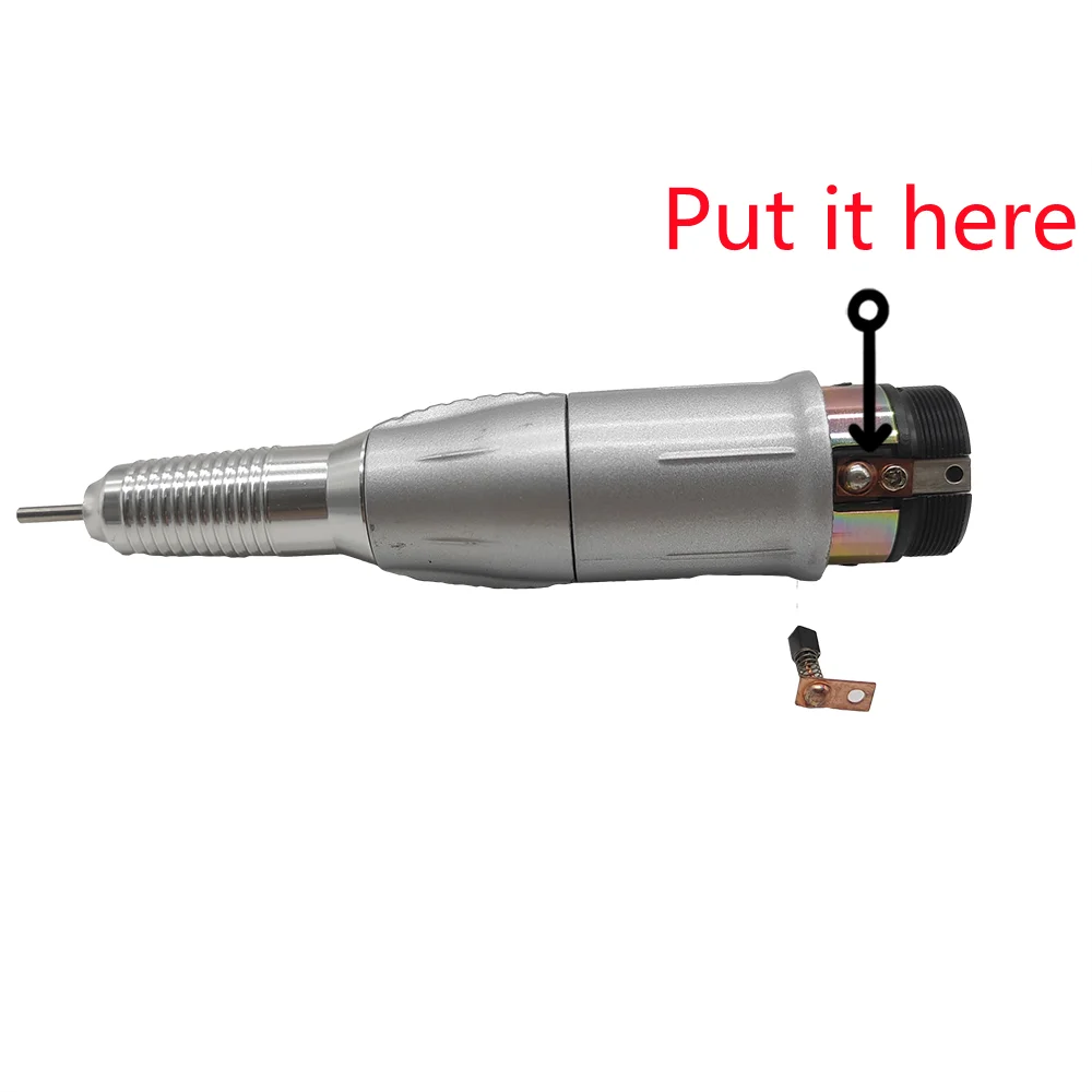 Nail Art Tools Nail Drill Bit Nail Drill Bits Nail Drill Nail Drill Set Nail Drill Kit 10pcs Electric Motor Carbon Brushes Replace For strong 210 Marathon Dental Grinding Micromotor Handpiece Nail Drill Accessory