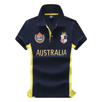 Polo oversize di alta qualità per uomo Popolare Australia Ricamo a maniche corte Originale TS Marchio di abbigliamento estivo maschile 1
