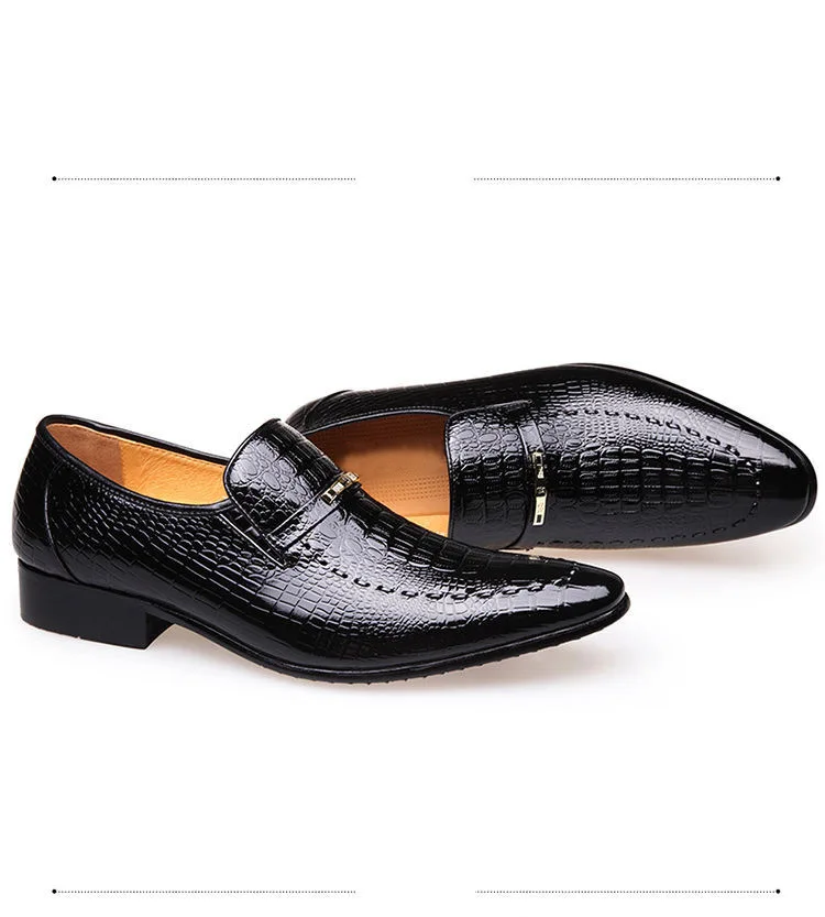 Luxury Men's PU Leather Dress Shoes for Business and Weddings 16 undefined