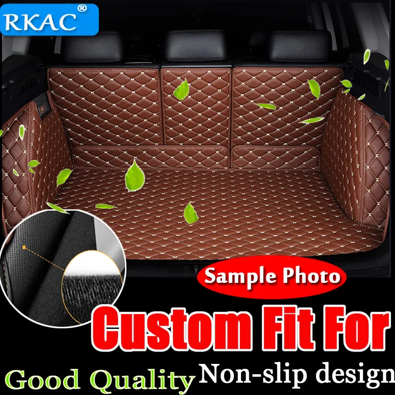 

RKAC Custom car trunk mat for Volvo XC90 s60 s80 xc60 v60 v40 s90 s80 floor mats Cargo Liner Interior Accessories Carpet