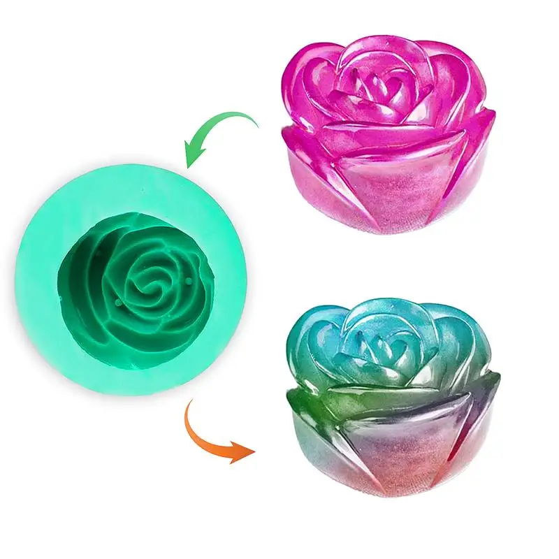 Silicone Mold Making Kit 2Bottles Liquid Silicone For Molding Making Molds Silicone Set For Molding Rubber Bubble Free Translucent Clear Mixing Ratio 1:1
