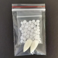Eco - Friendly Vampire Fangs with Glue for Halloween and Cosplay (1.7CM)