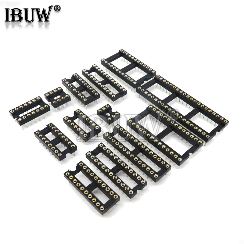 Kit 66 Prese A Saldare DIP Per IC – 8 Misure Da 6 A 28 Pin, Per Montaggio E Sostituzione Circuiti Integrati