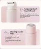 Double-Head Epilator Rechargeable Electric Epilator For Women Dual Head Hair Removal Device For Face Body Bikini Area Waterproof 3