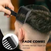 Male Trimming And Pushing Comb Hand-Held Hair Salon Specific Cutting Area Comb Styling Comb Dual Purpose Hair Styling Tools 4
