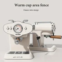 coffee maker machine Semi-automatic Espresso 15bar Retro Design  With Milk Frother design coffee frother 1