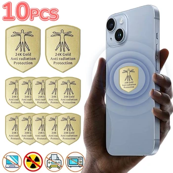 1-10 pezzi adesivo per telefono cellulare per telefono cellulare computer portatile tablet protezione anti-radiazioni da EMF scudo anti-radiazioni
