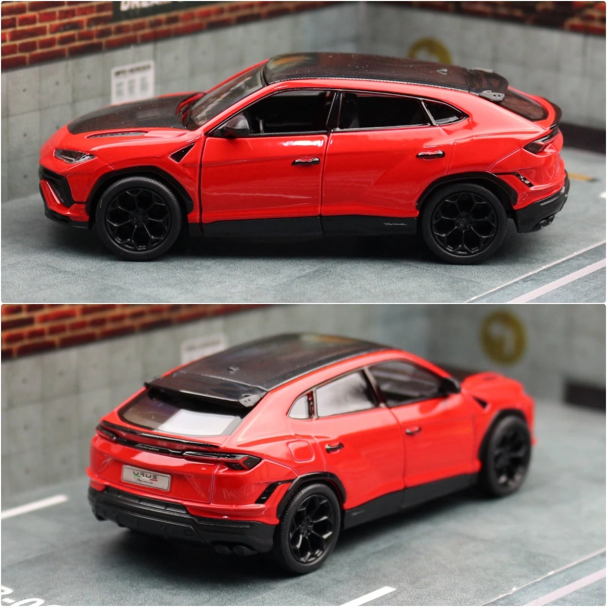 KiNSMART Toy Car Model 1/40 Lamborghini URUS SUV Sport Diecast Alloy Miniature Vehicle Collection Gift For Children Boys Kid 5