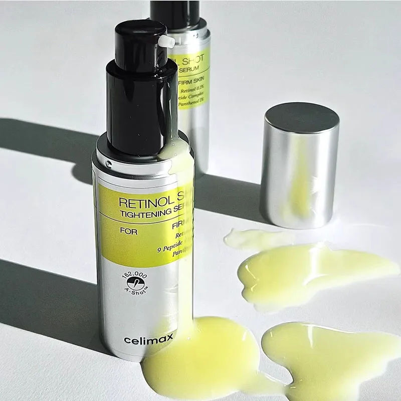 Celimax Retinol Shot Siero Antietà Rassodante Crema Contorno Occhi Migliora le Occhiaie Attenua le Rughe Sottili Anti-Rughe Cosmetico Coreano - immagine 5