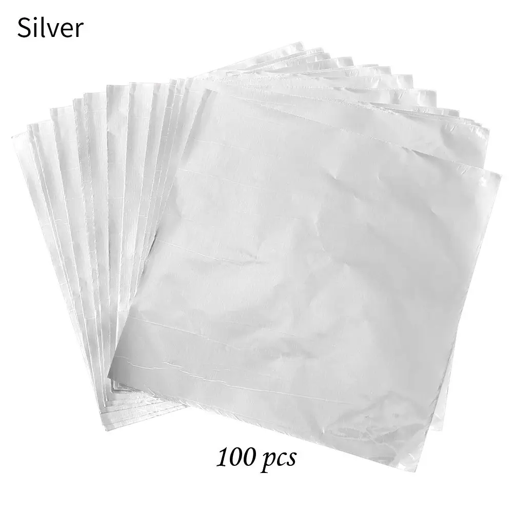 100 piezas de papel de aluminio dorado para envolver dulces y chocolates,  3.1 in x 3.1 in