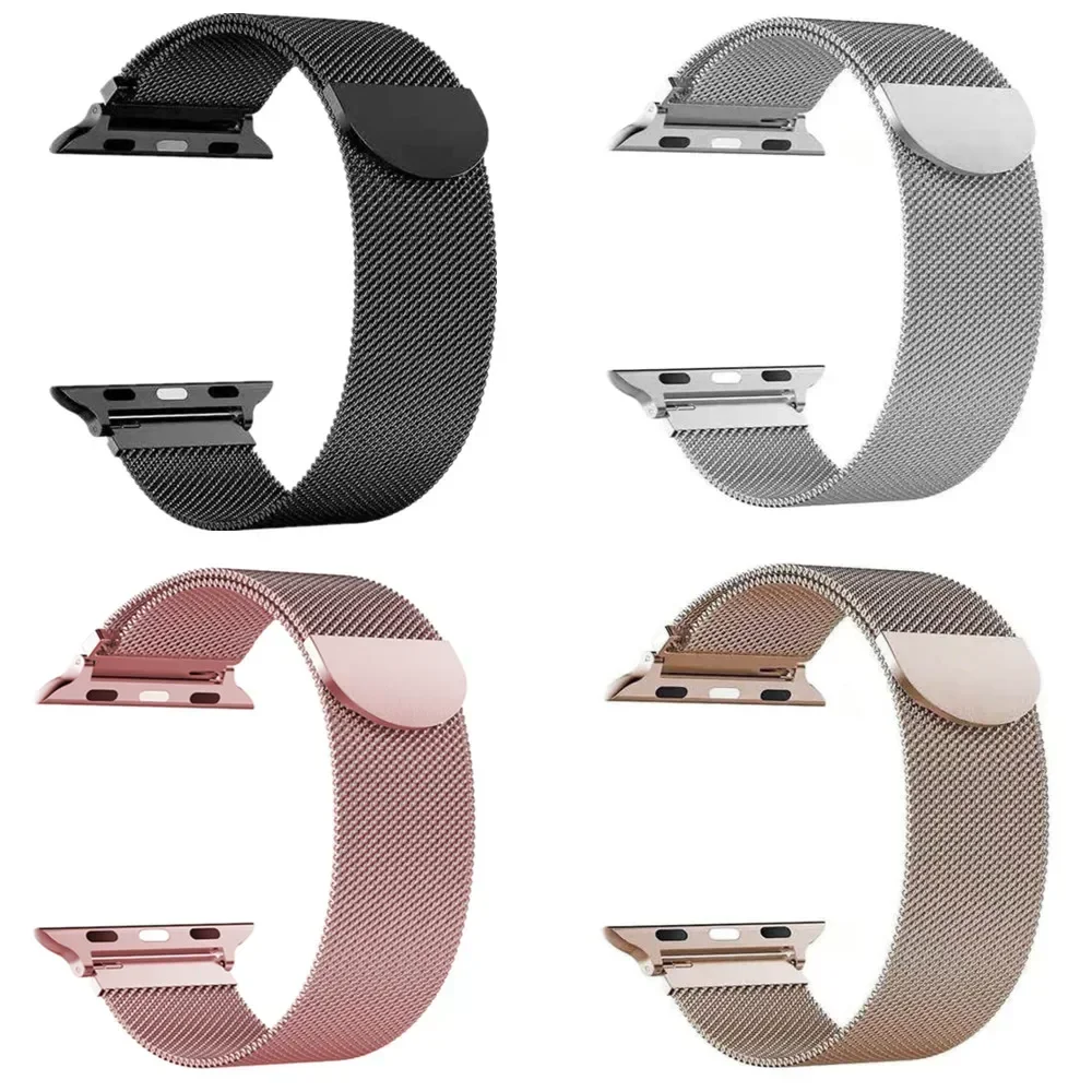 Elegant Milanese Loop Metal Watch Band Strap