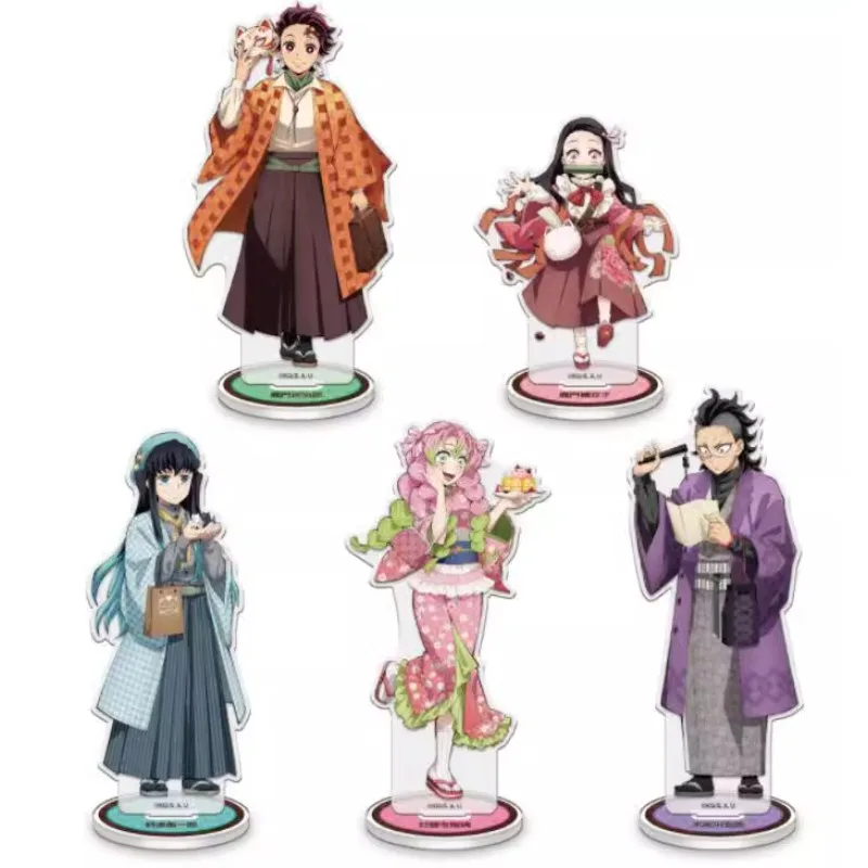 

Игра Nezuko Kamado Tanjirou Kanroji Mitsuri Tokitou Muichirou акриловая искусственная фигурка аниме модель Косплей игрушка для подарка