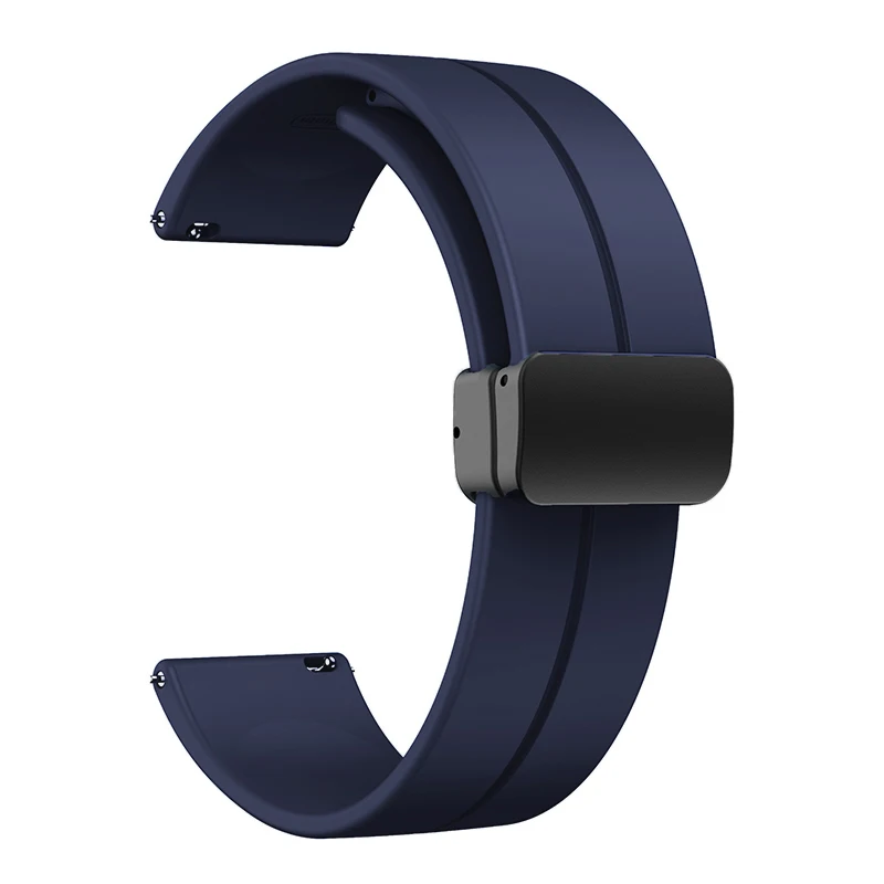 Magnetic Buckle Silicone Strap Replacement Wristband