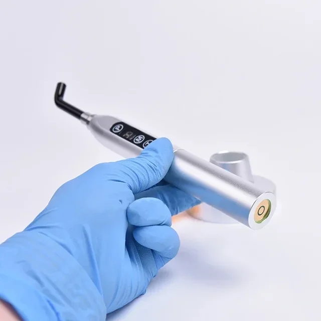 Dental LED Light Curing Machine, 3 Modes Colorful Wireless Lamp for Teeth Whitening and Resin Filling, Oral Photosensitive Tools