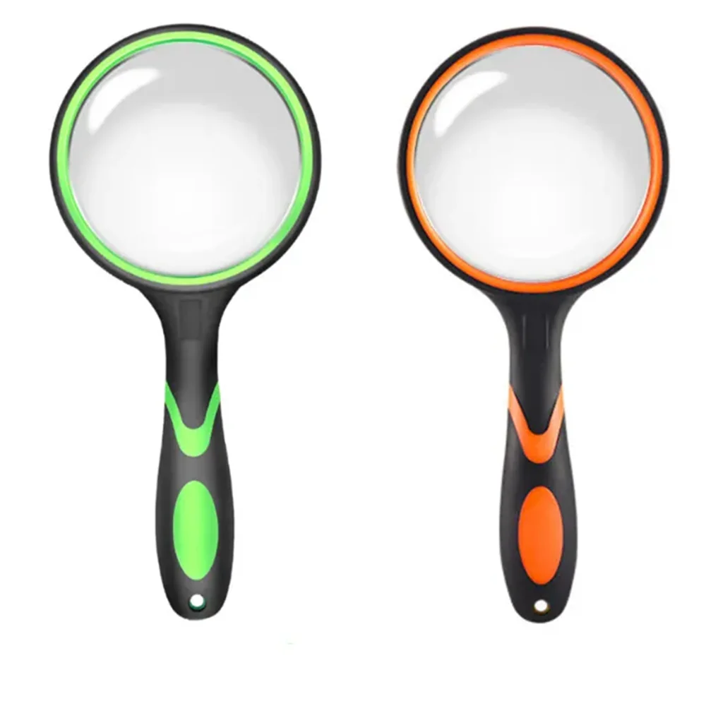 Handheld Magnifying Glass 10X Reading Magnifier for Kids Seniors 75mm Glass