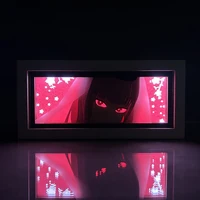 Paper Cut Led Light Box Hololive Mori Calliope for Hoom Decoration Gawr Gura Desk Lightbox Birthday Gift Table Lamps Hakos Baelz 2