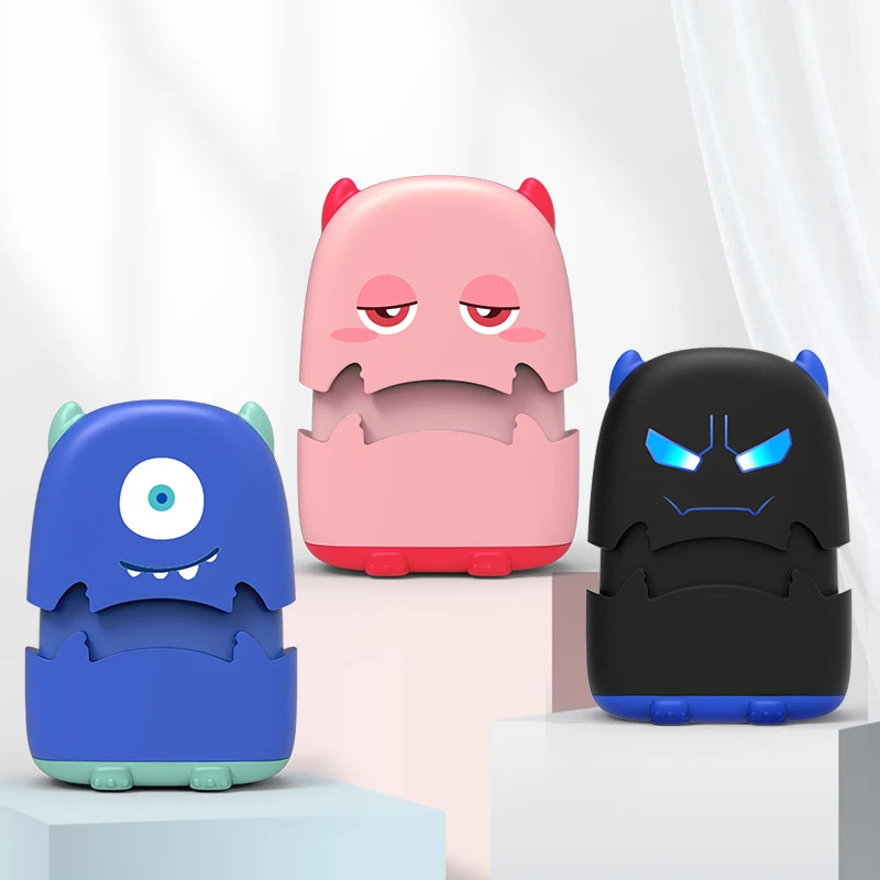 Kit timbro personalizzato con nome del bambino dei cartoni animati: riutilizzabile per vestiti e borse da scuola in cotone/modale, sigillo per inchiostro impermeabile non tossico - immagine 5