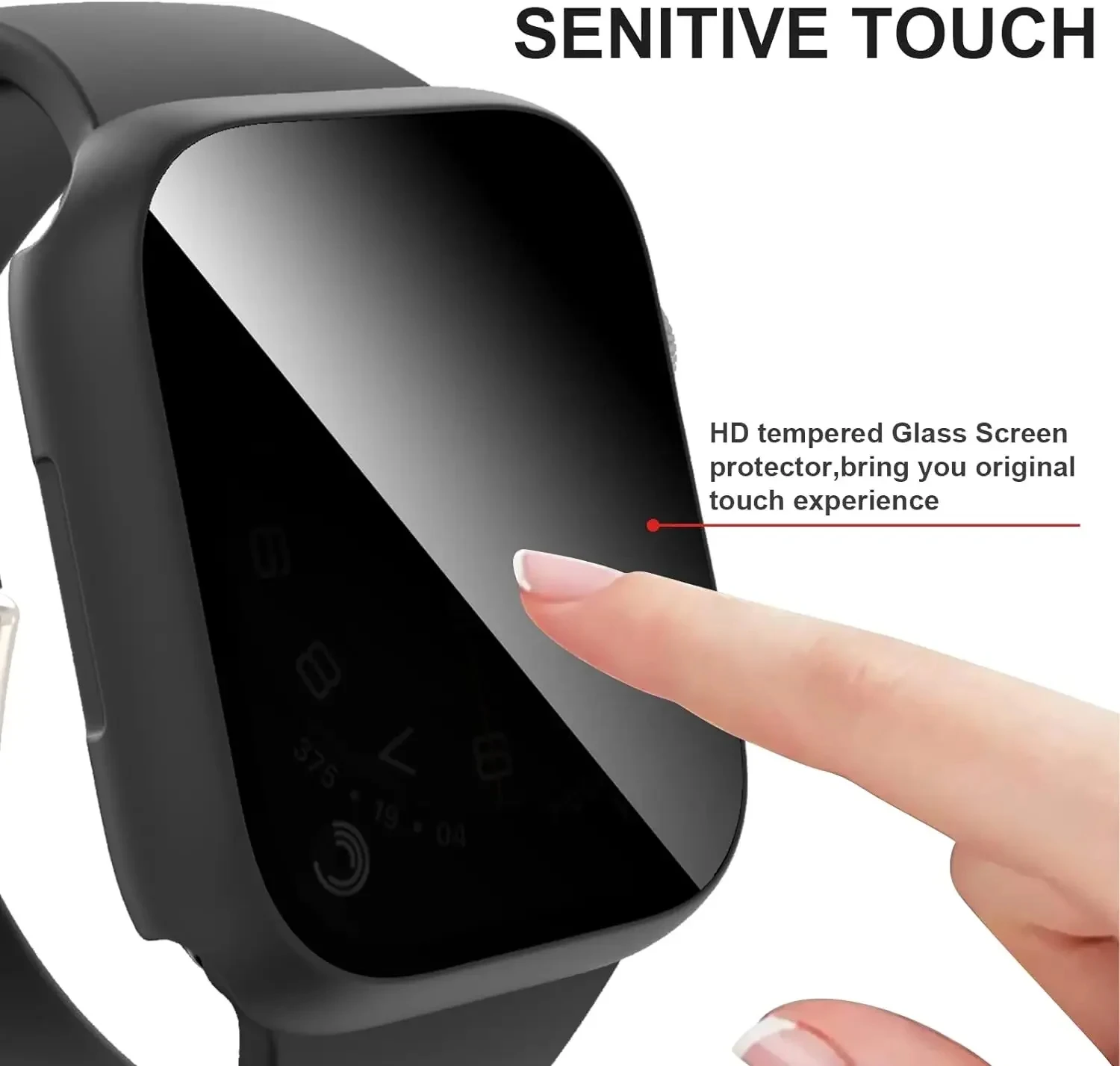 Ultra Privacy Tempered Glass Screen Protector Case