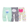 Kiddiezoom 3 Pcs/Lot  Fashion Cartoon 100%Cotton Baby Boy Girl Pants Soft Baby Trousers 1