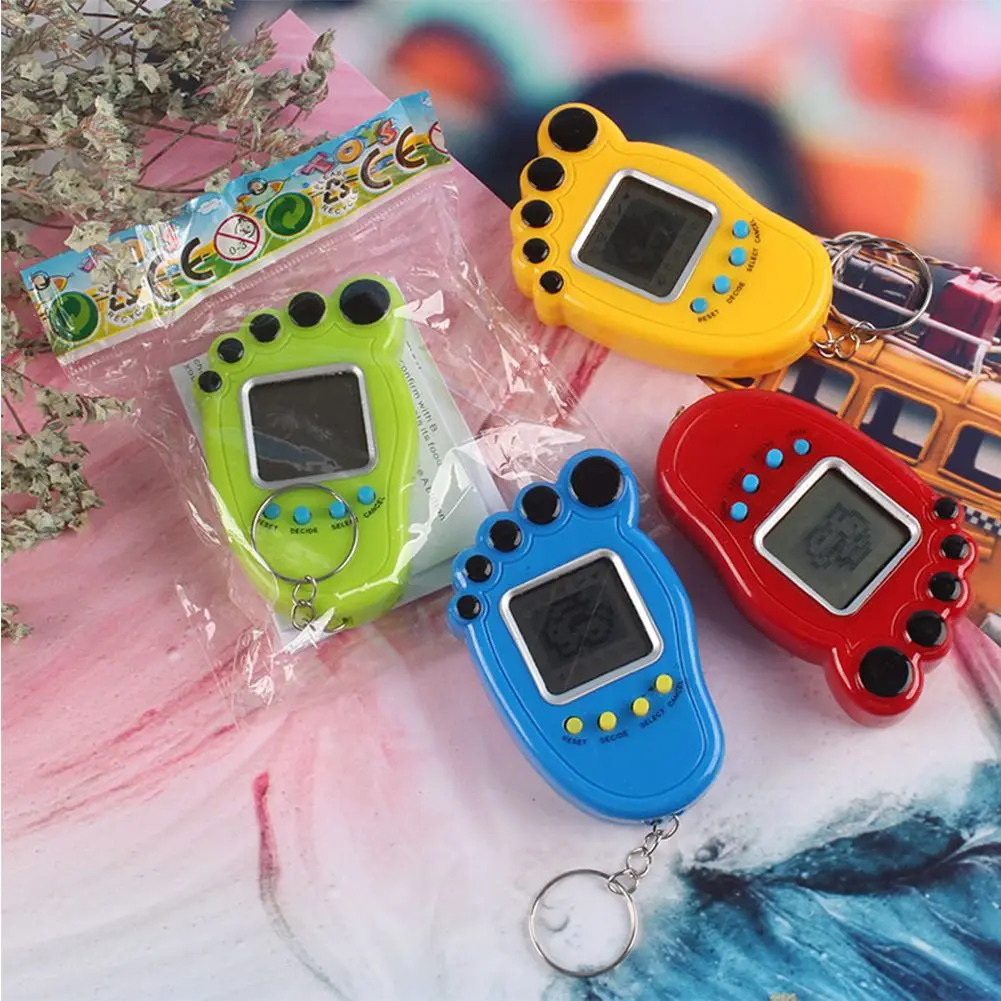

1PCs Transparent Electronic Pets 90S Nostalgic 49 Pets In One Virtual Cyber Digital Pet Toys Pixel Funny Play Toys