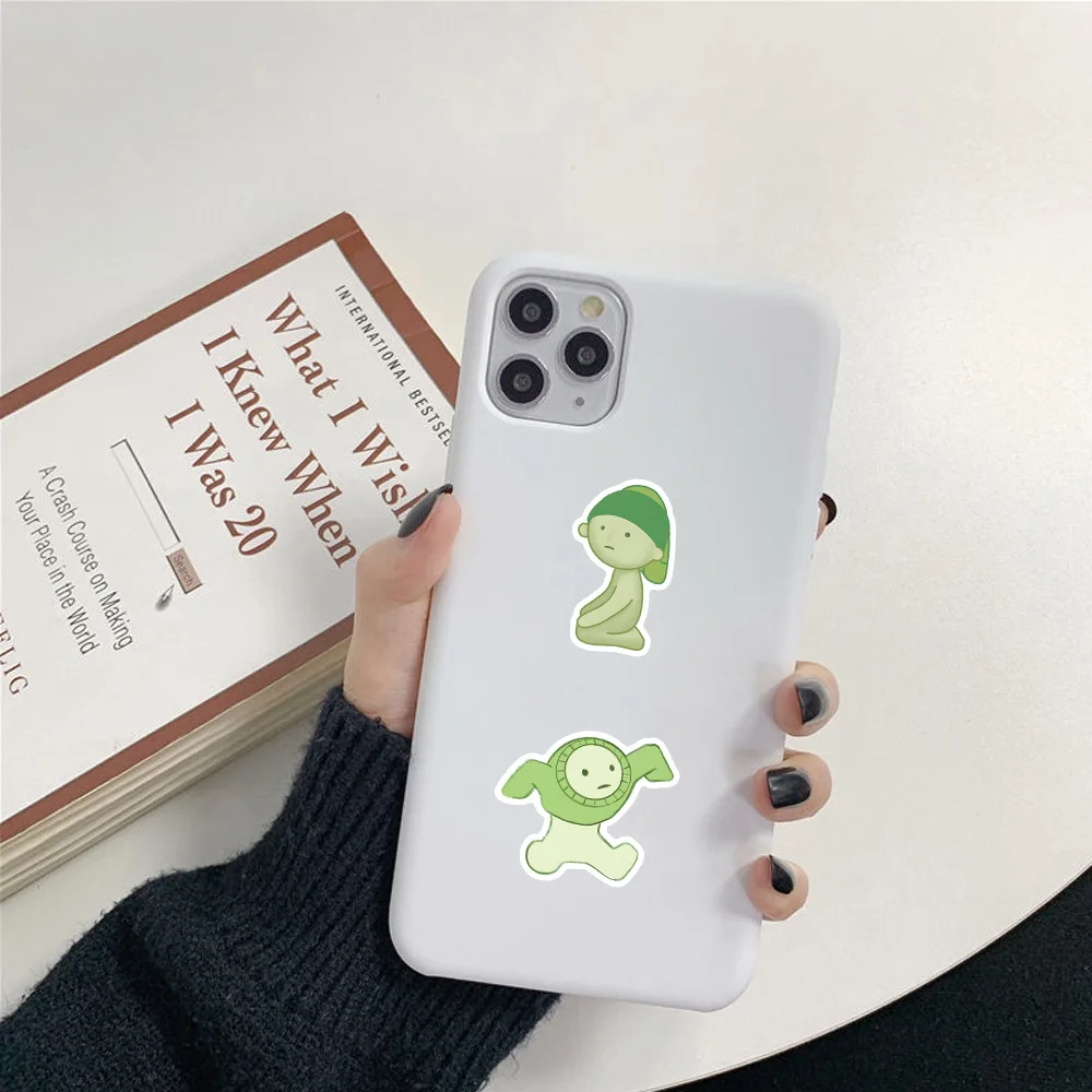 Smiski Stickers Vinyl Waterproof Stickers Pack Water Bottle Laptop Scrapbook 50Pcs waterproof stickers