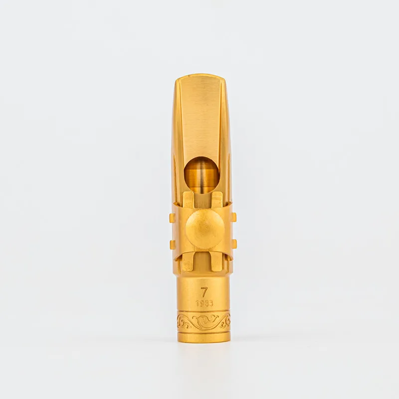 High Quality Professional Tenor Soprano Alto Saxophone Metal Mouthpiece  Gold Plating Sax Mouth Pieces Accessories Size 56789