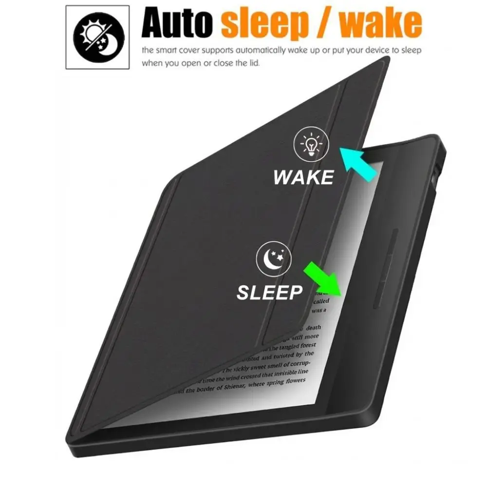 Colorful Magnetic Snap-on Smart Wear Resistant Case with Auto Wake/Sleep Feature