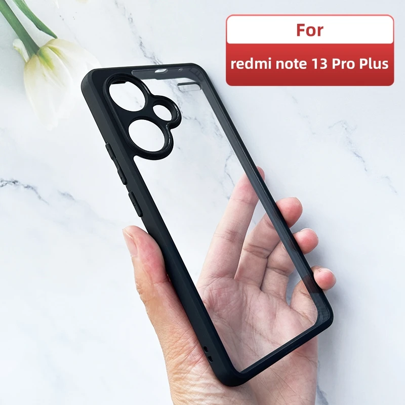 Per Xiaomi Redmi Note 13 4G Custodia Per Redmi Note 13 4G Global Trasparente Soft Capa Para Case Per Redmi Note 13 4G Global