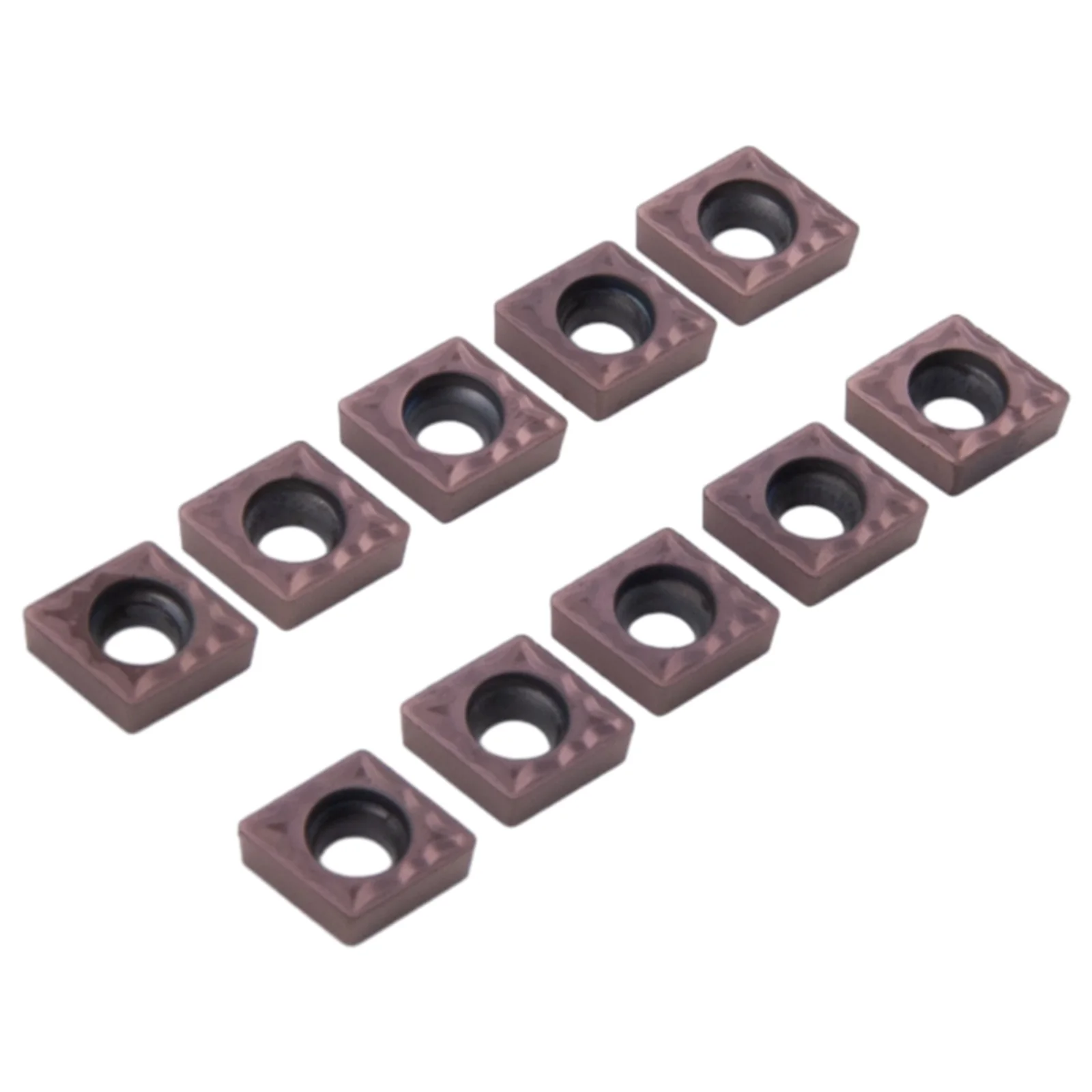 Карбидные вставки CCMT060204, 10 шт., лезвия для резки из нержавеющей стали, UE6020 US735 VP15TF, металлическое покрытие для цеха