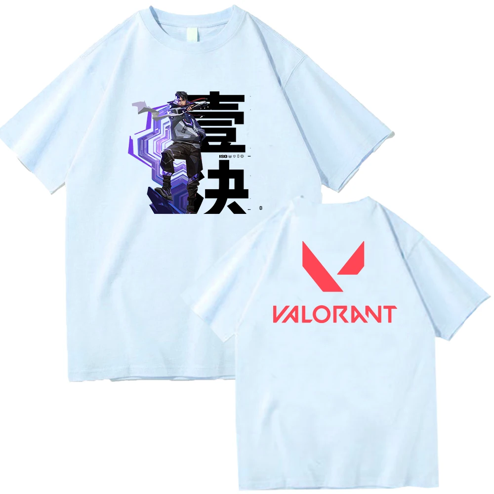 thumbnail image 1 of Camiseta ISO Valorant, camisetas de manga corta y cuello redondo, regalo para fanáticos, 1 of 5