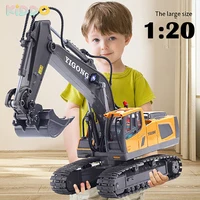 RC Excavator 1:20 Remote Control Truck 2.4G RC Crawler Engineering Vehicle Truck Radio Control Children's Day Christmas Gifts 1