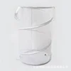 Large Oxford Foldable Dirty Cloth Basket Convenient Floor standing Mesh Breathable Handheld Cloth Foldable Storage Basket 4