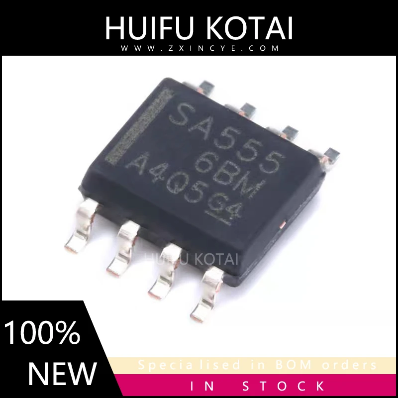 

10 шт./партия SA555 SA555D SA555DR SOP-8, Новые Товары в наличии