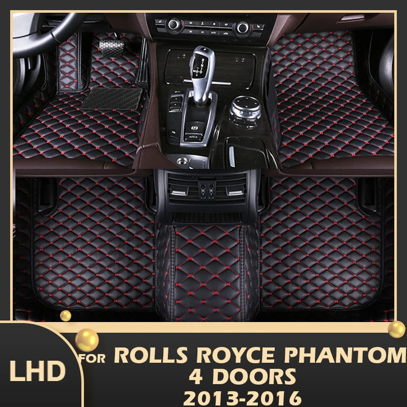 

Car Floor Mats For Rolls Royce Phantom Four Doors 2013 2014 2015 2016 Custom Auto Foot Pads Carpet Cover Interior Accessories