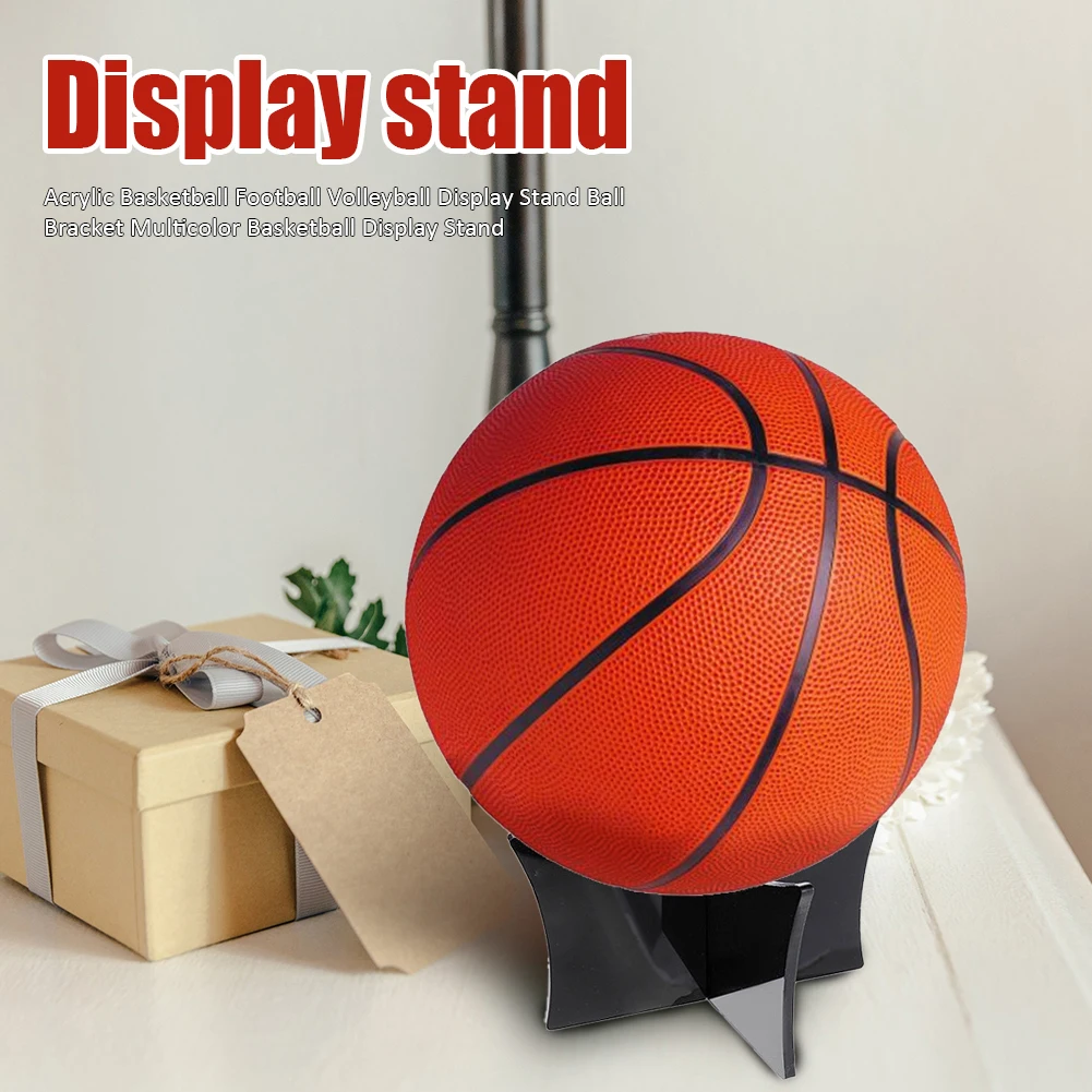 Acrylic Basketball Display Stand Holder Rack Base Mount Bracket For