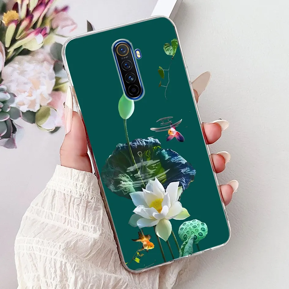 Fashion Flower Soft Silicone TPU Bumper Case - Enhanced Protection Cover