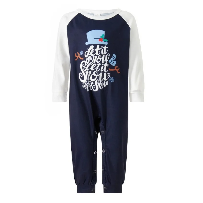 Christmas Pajamas Family Matching Outfits Adult And Kids Clothes Tops+Pants Xmas Sleepwear Sets Newborn Baby Boy Girl Jumpsuit 6