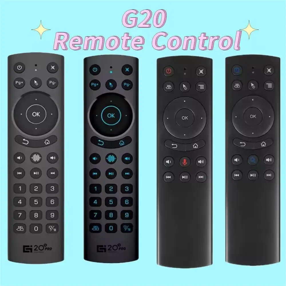 Controle Remoto Infravermelho para Android tv Box G20s Pro 2.4g sem Fio Botões Retroiluminados Air Mouse bt 5.0 G20bts Plus - Image 5