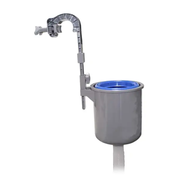 Medence Felszíni Tiszta Szerszámok Flotációs Extrahtor Skimmer Törmelék Gyűjtő Falra Szerelt Kosár Kültéri Napi Gondozás Tisztító Műanyag - Image 2