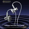 SUCA AUDIO SU2 HiFi wired earbuds with flat head and semi in ear design, customizable 3.5mm/4.4mm interchangeable music earphone 4