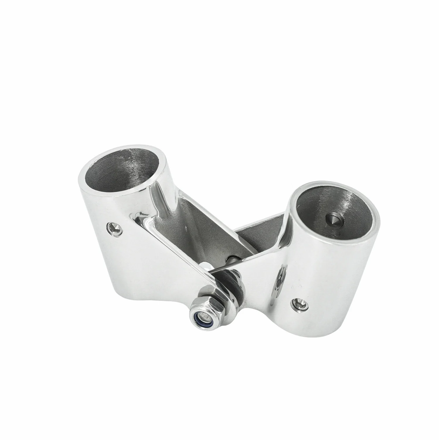 Connettore Per Tubi In Acciaio Inox 316 – Girevole Pieghevole 180°, Per Telaio Bimini E Accessori Nautici, Diametro 22 Mm