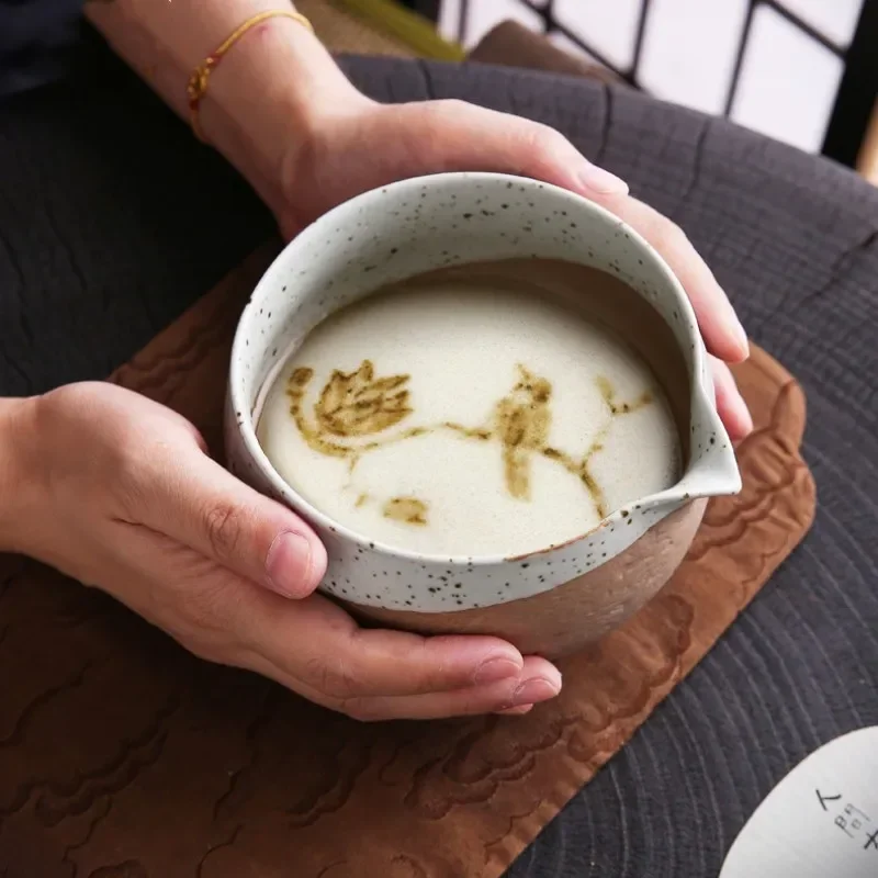 Japanese Matcha Tea Set Bamboo Tea Brush Ceramic Bowl Composition Chinese Traditional Handmade Tools Holiday Gifts